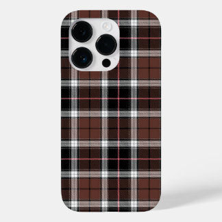 Coque Pour iPhone 14 Pro Brown Plaid iPhone / iPad case