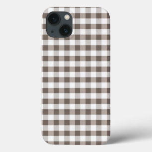 Coques Pour iPhone Brown Table Cloth Pattern