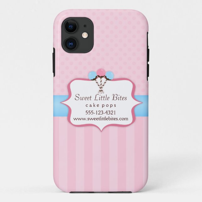 Coques Case-Mate iPhone Bruits à la mode de gâteau (Dos)