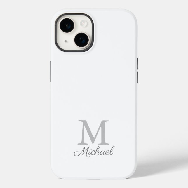 Coques Case-Mate iPhone Brume de lumière monographique (Verso)