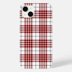 Coque Pour iPhone 14 Plus Buchanan tartan rouge blanc carreaux