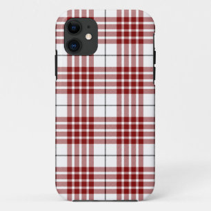Coque Case-Mate Pour iPhone Buchanan tartan rouge blanc plaid