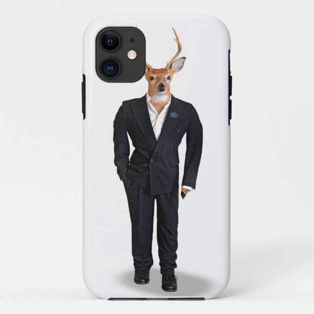 Coques Case-Mate iPhone Buck dans un tux (Dos)