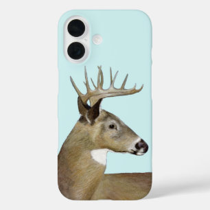 Coques iPhone 16 Buck de queue blanche