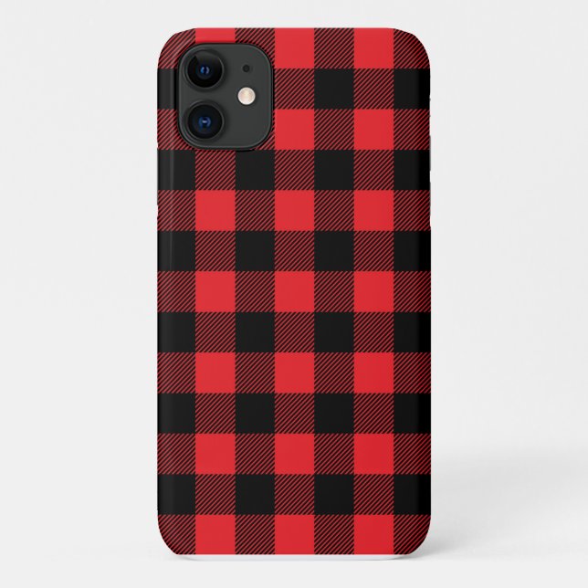 Coques Case-Mate iPhone Buffalo Check Plaid Rustic Country Style (Dos)