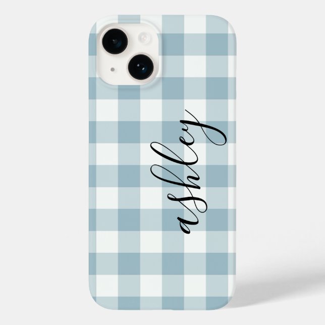 Coques Case-Mate iPhone Buffalo Plaid Calligraphie I Phone (Verso)