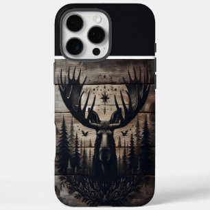 Coques iPhone 16 Pro Max Bull Moose Wood Art