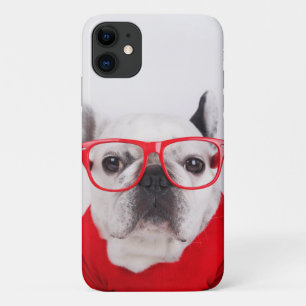 Case-Mate iPhone Case Bulldog français avec lunettes et chemise