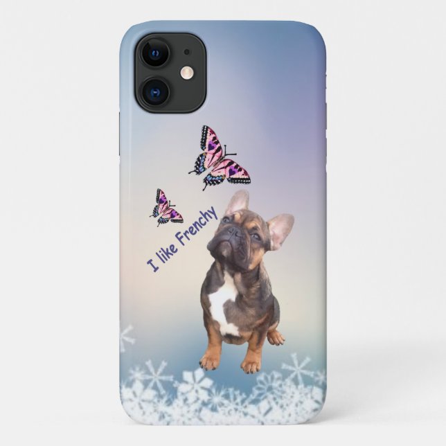 Coques Case-Mate iPhone Bulldogge français Case Mate IPhone 11 (Dos)