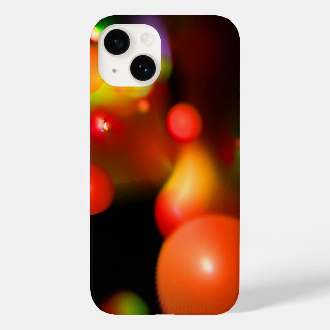 Coques Case-Mate iPhone BULLE QUANTUME rouge rose blanche (Verso)