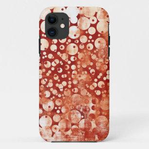 Case-Mate iPhone Case Bulles Abstraites rouges blanches à motifs