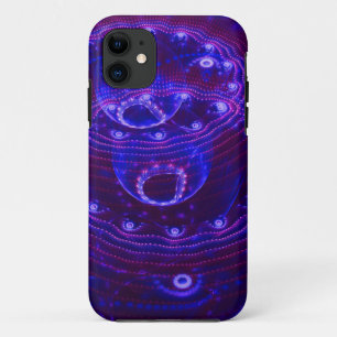 Etui iPhone Case-Mate Bulles en bleu électrique