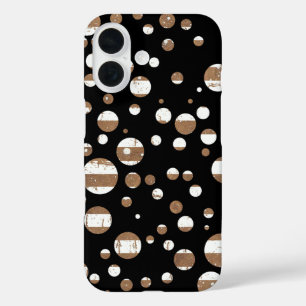 Coques iPhone 16 Bulles en noir