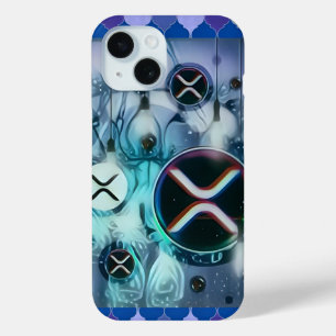 Coque Pour iPhone 15 Bulles lumineuses XRP