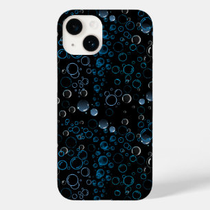Coque Pour iPhone 14 Bulles motif 01 Black BG