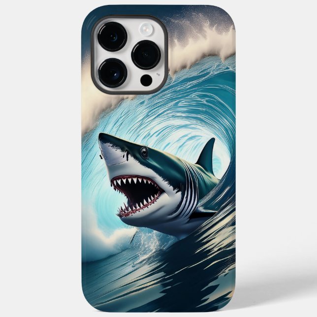 Coques Case-Mate iPhone Bump et Bite de requin (Verso)
