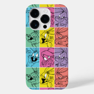 Coque Pour iPhone 14 Pro BUNNY™ - Expressions de blocs de couleur