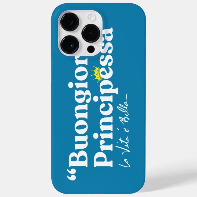 Coques Case-Mate iPhone Buongiorno Principessa (Verso)