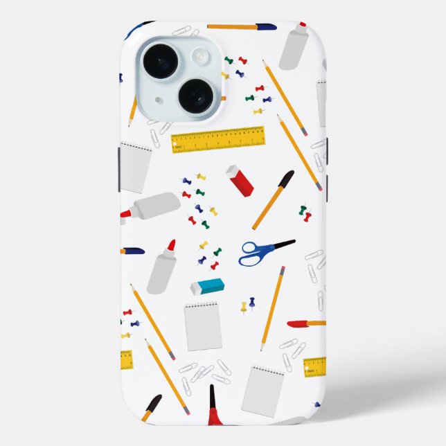 Coques Case-Mate iPhone Bureau scolaire et artisanat Fournitures Motif (Verso)
