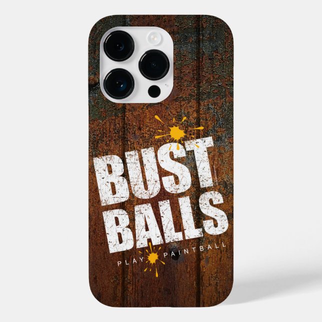 Coques Case-Mate iPhone Bust Bust Balls de Painball (Verso)