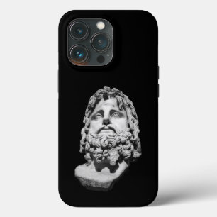 Case-Mate iPhone Case Buste en marbre gréco-romain Classique Noir et Bla