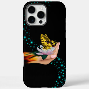 Coques iPhone 16 Pro Max Butterfly on Lotus Bloom