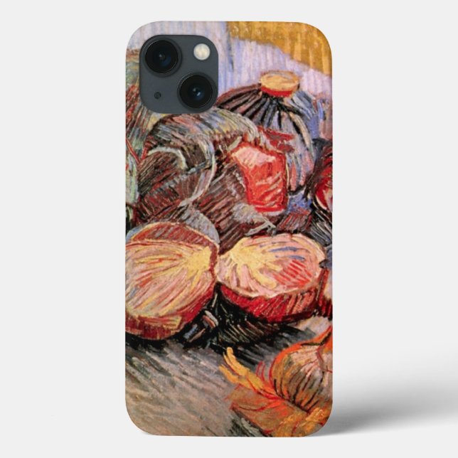 Coques Case-Mate iPhone Cabbages rouges et oignons par Vincent van Gogh (Verso)