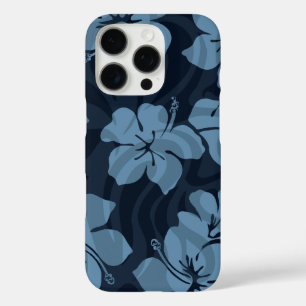 Coques iPhone 16 Pro Cabine de sucre Hibiscus Hawaïen bleu