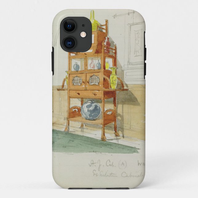 Coques Case-Mate iPhone Cabinet d'exposition, c.1860s-70s (la semaine et (Dos)