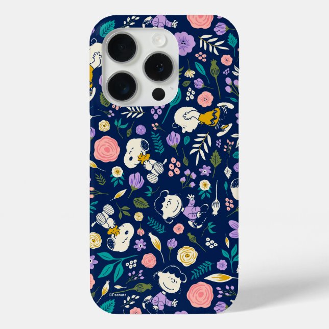 Coques Case-Mate iPhone cacahuètes en Motif de fleurs (Verso)
