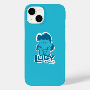Coque Pour iPhone 14 cacahuètes Lucy Who Says I'm Crabby? ?