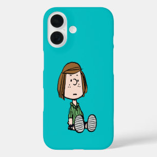 Coques iPhone 16 cacahuètes Peppermenthe Patty assis