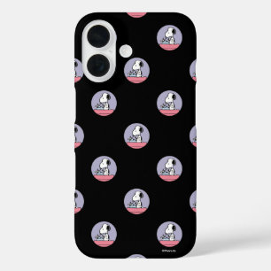Coques iPhone 16 cacahuètes Snoopy à la machine à écrire