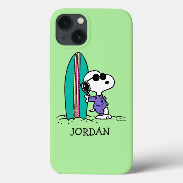 Coques Case-Mate iPhone cacahuètes | Snoopy Ocean High Tide | Ajouter Votr (Verso)