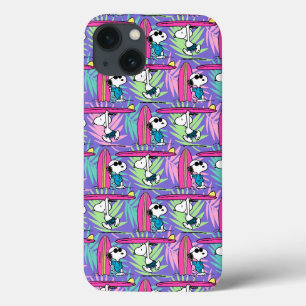 Case-Mate iPhone Case cacahuètes Snoopy Purple Surf Motif