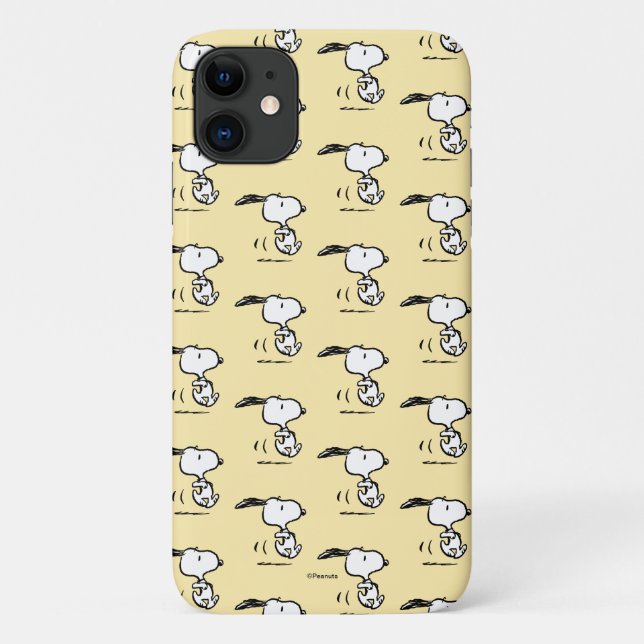 Coques Case-Mate iPhone cacahuètes | Snoopy Running (Dos)