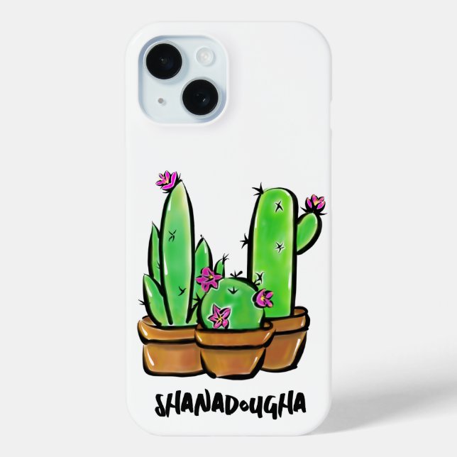 Coques Case-Mate iPhone Cactus cactus cactus succulents (Verso)
