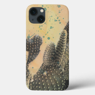 iPhone 13 Coque Cactus du désert   Plat vert
