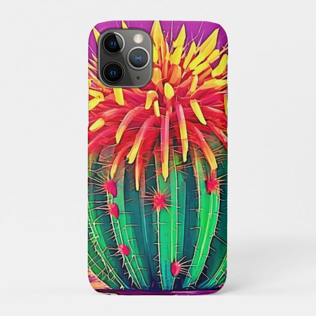 Coques Case-Mate iPhone Cactus en floraison (Dos)