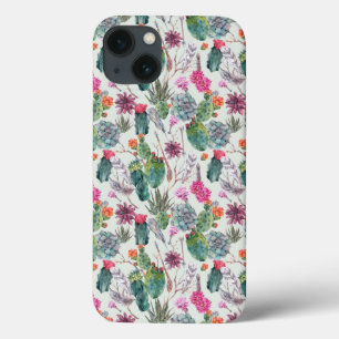 Etui iPhone Case-Mate Cactus exotique d'aquarelle de Boho et motif