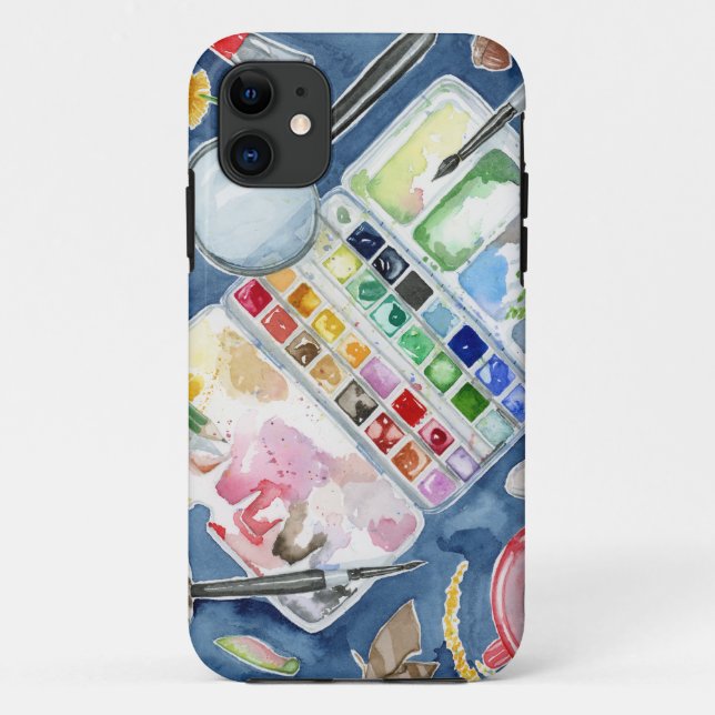 Coques Case-Mate iPhone Cadeau artiste aquarelle (Dos)