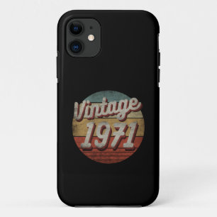 Case-Mate iPhone CASE CADEAU D'ANNIVERSAIRE FEMMES HOMMES VINTAGE 1971
