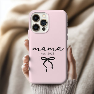 Coque Pour Pour iPhone 14 Pro Max Cadeau de housse de téléphone rose personnalisée M