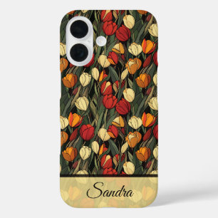 Coques iPhone 16 Cadeau de témoin de mariage tendance Fleurs de tul