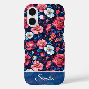 Coques iPhone 16 Cadeau Femme Élégante Nom de Rose