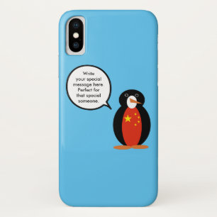 Case-Mate iPhone Case Cadeau Personnalisé Drapeau Chine Faune Manchot