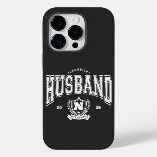 Coque Pour iPhone 14 Pro Cadeau personnalisé mari championne drôle homme