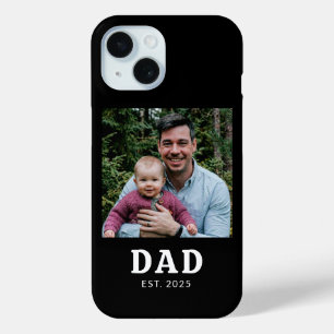 Coque Pour iPhone 15 Cadeau Photo Papa Créé