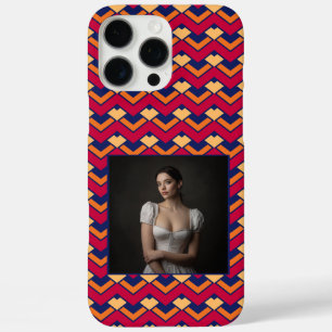 Coques iPhone 16 Pro Max Cadeaux artistiques pour mari motif Chevron