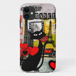 Etui iPhone Case-Mate Cadeaux d'amoureux de les chats de Tour Eiffel de